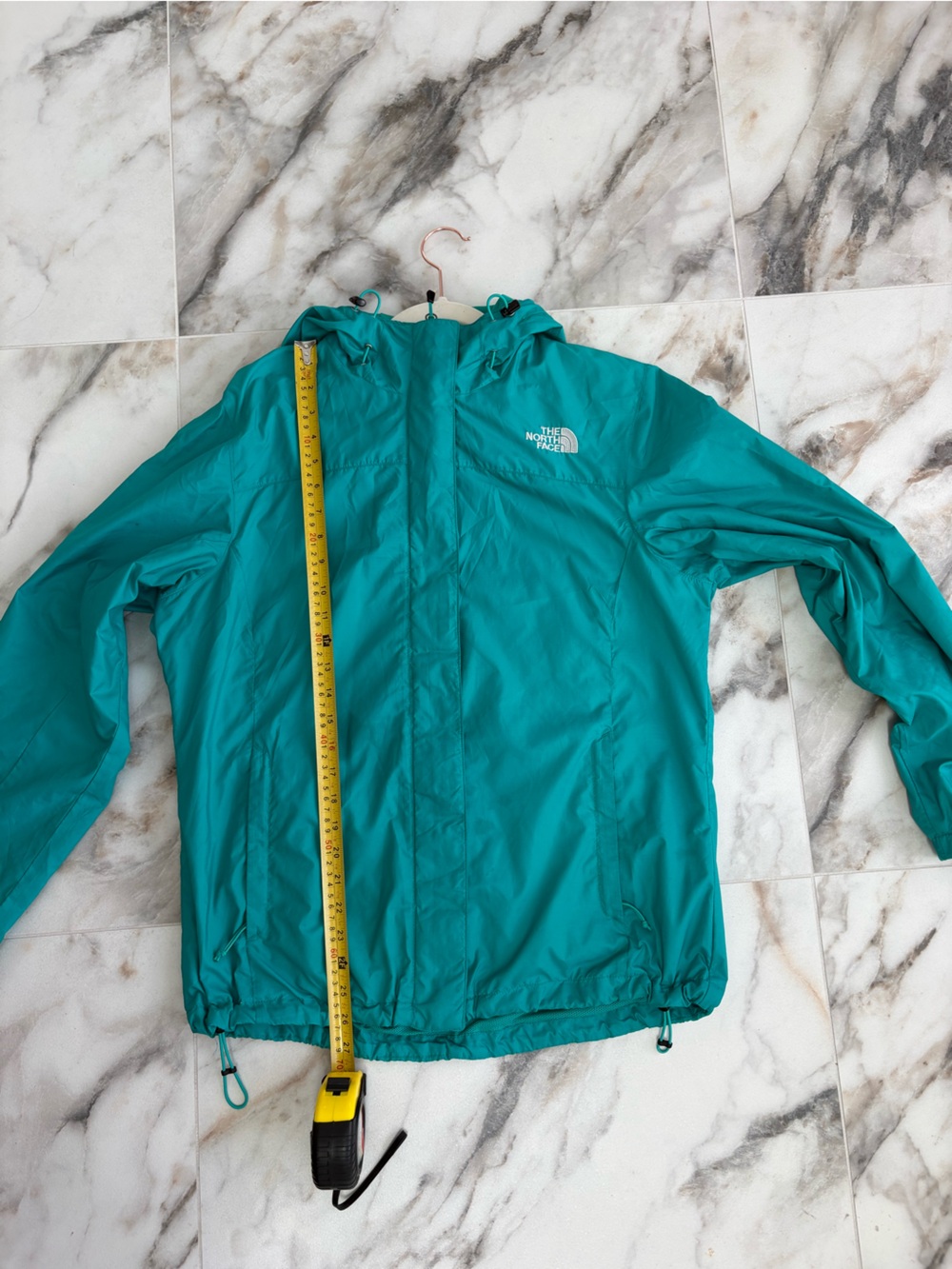 THE NORTH FACE Women’s Lightweight Hooded Windbreaker Jacket • Teal • L - Picture 11 of 13
